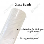 Reflective Sheeting - White PVC Material Glass Beads Reflective Sheeting Film Roll